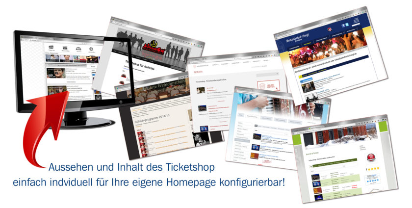 TicketShop - Mit individuellen Design
